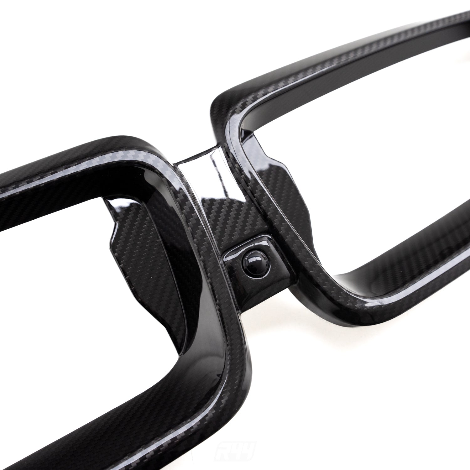 MHC+ BMW 2 Series Front Grille Surround In Gloss Pre Preg Carbon Fibre (G42 inc. M240i)