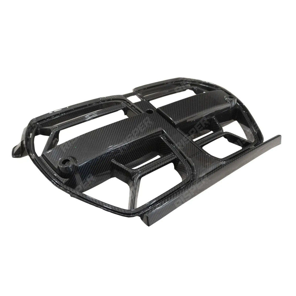 BMW G80 G81 M3 G82 G83 M4 CSL Dry Carbon Fiber Front Kidney Grill - With or Without ACC