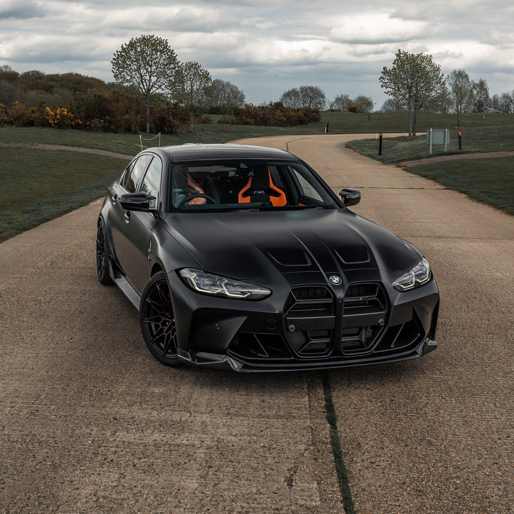 BMW G80 G81 M3 & G82 G83 M4 Pre-Preg Carbon Fibre CSL Front Kidney Grilles with ACC Fitment by TRE (2021+)