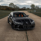 BMW G80 G81 M3 & G82 G83 M4 Pre-Preg Carbon Fibre CSL Front Kidney Grilles with ACC Fitment by TRE (2021+)