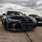 BMW G80 G81 M3 & G82 G83 M4 Pre-Preg Carbon Fibre CSL Front Kidney Grilles with ACC Fitment by TRE (2021+)