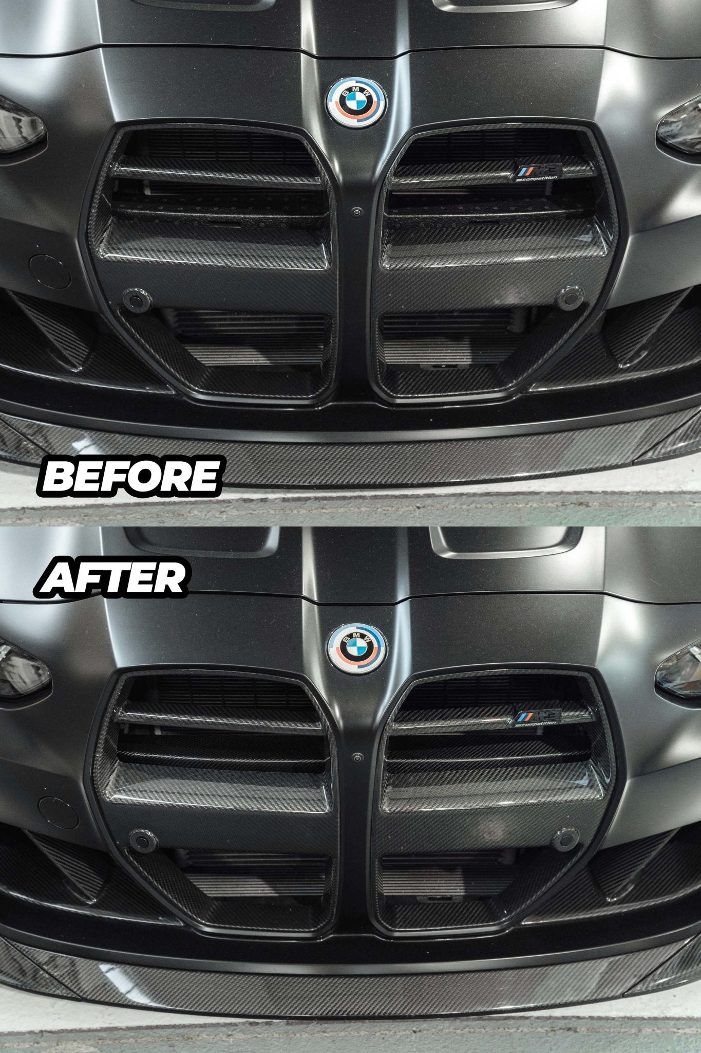 BMW G80 G81 M3 & G82 G83 M4 Pre-Preg Carbon Fibre Foam Crash Bar Cover by TRE (2021+)