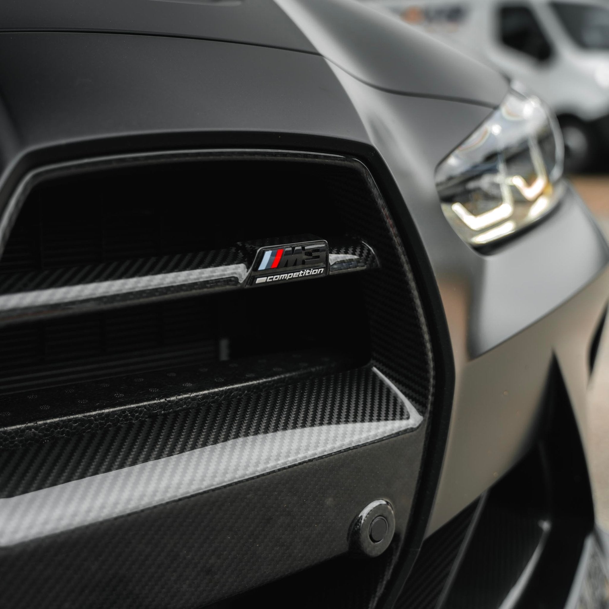 BMW G80 G81 M3 & G82 G83 M4 Pre-Preg Carbon Fibre GT Front Kidney Grilles by TRE (2021+)