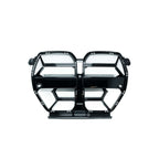 BMW G80 M3 & G82 G83 M4 ABS Plastic Gloss Black CSL Style Front Kidney Grilles with ACC Fitment (2021+)