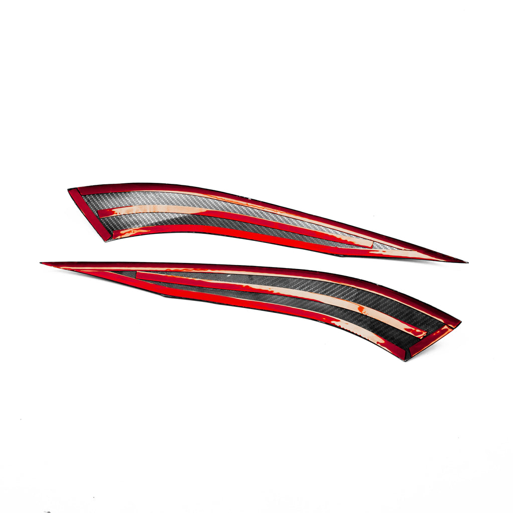 BMW G87 M2 Headlight Eyebrow Covers In Carbon Fibre