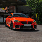 BMW G87 M2 TR87 Carbon Fibre Flat Front Splitter by TRE (2023+)