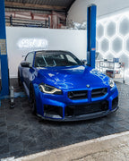 BMW G87 M2 TR87 Carbon Fibre Flat Front Splitter by TRE (2023+)