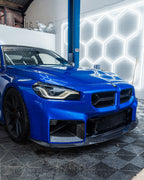 BMW G87 M2 TR87 Carbon Fibre Flat Front Splitter by TRE (2023+)