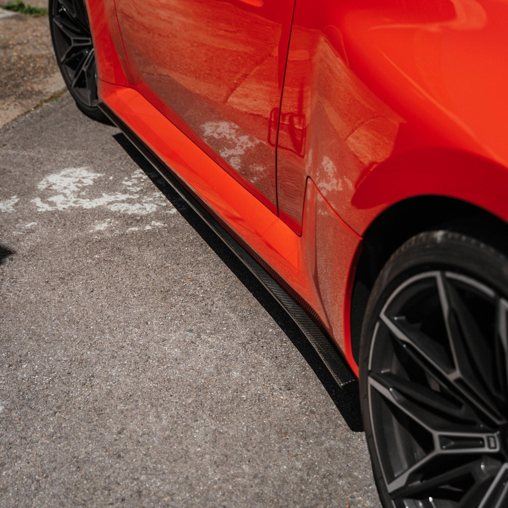 BMW G87 M2 TR87 Carbon Fibre Flat Side Skirts by TRE (2023+)