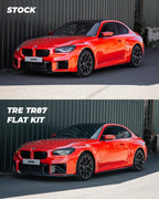 BMW G87 M2 TR87 Carbon Fibre Flat Side Skirts by TRE (2023+)