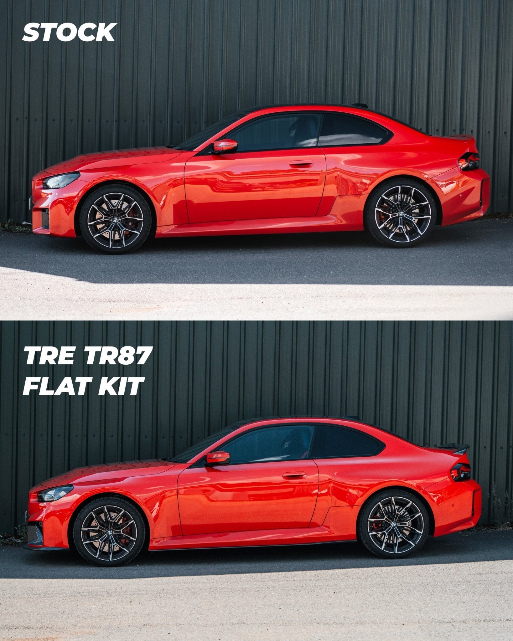 BMW G87 M2 TR87 Carbon Fibre Flat Side Skirts by TRE (2023+)