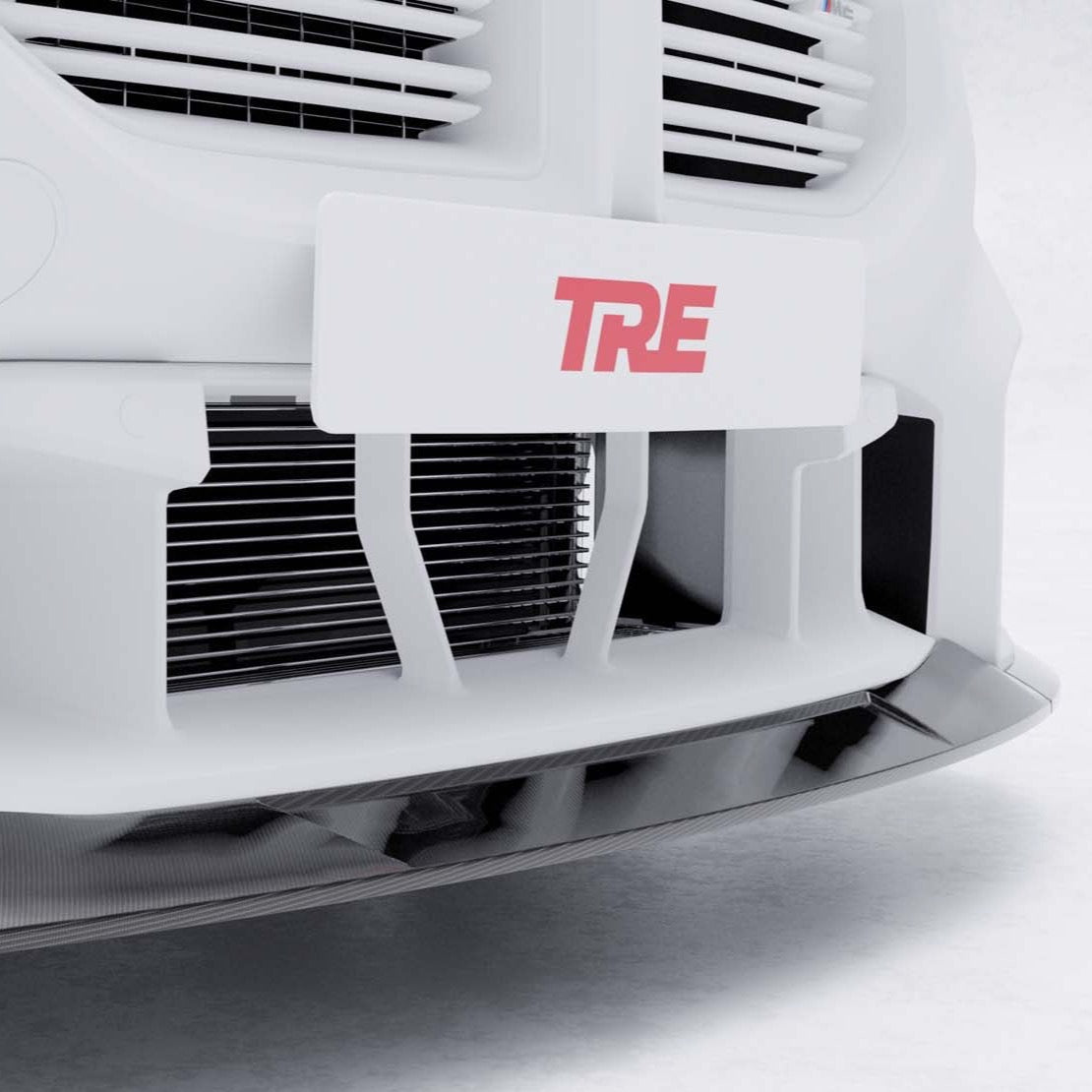 BMW G87 M2 TR87 Carbon Fibre Front Splitter with Winglets by TRE (2023+)