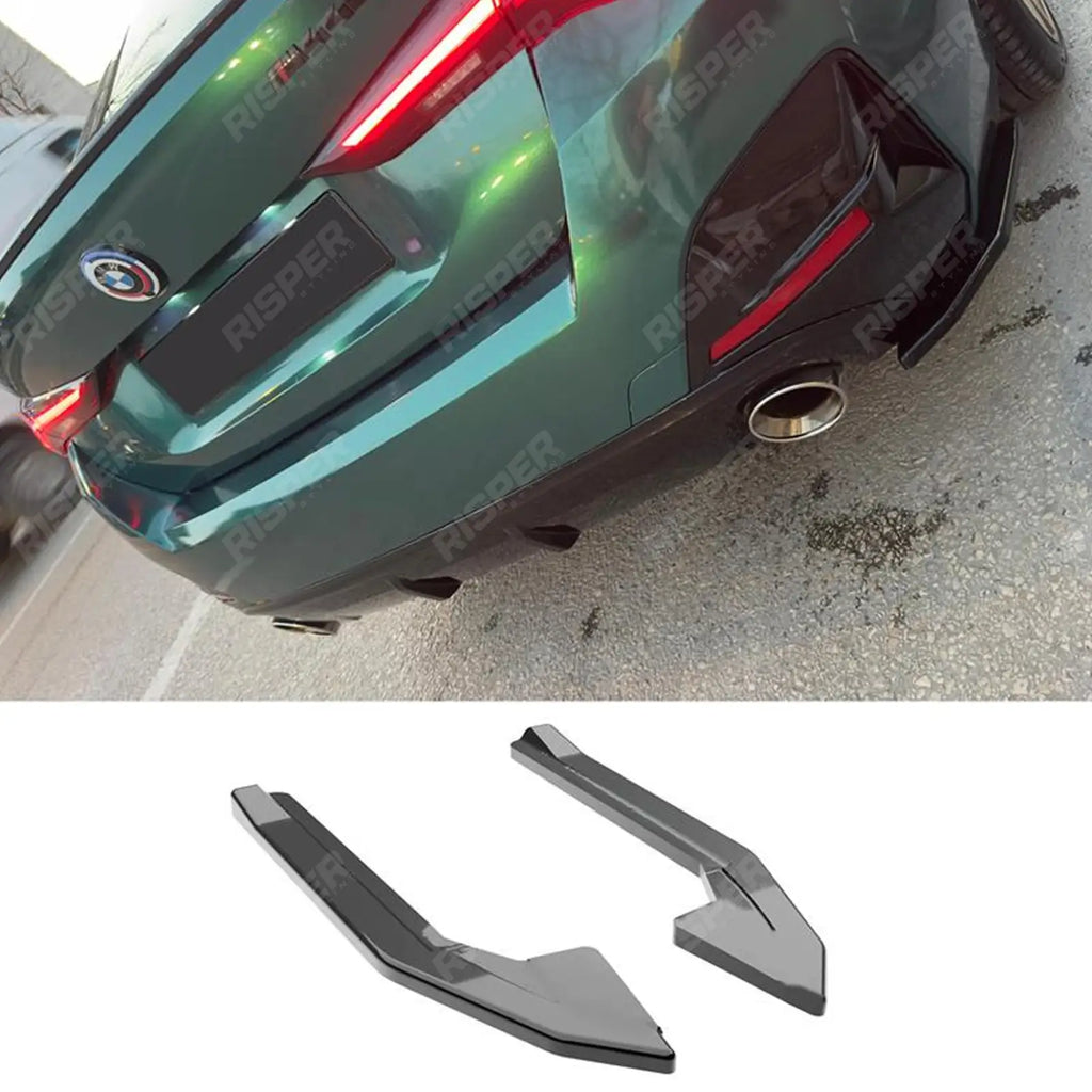 Bmw I4 & 4 Series Grand Coupe M Sport G26 2021+ Rear Side Splitters