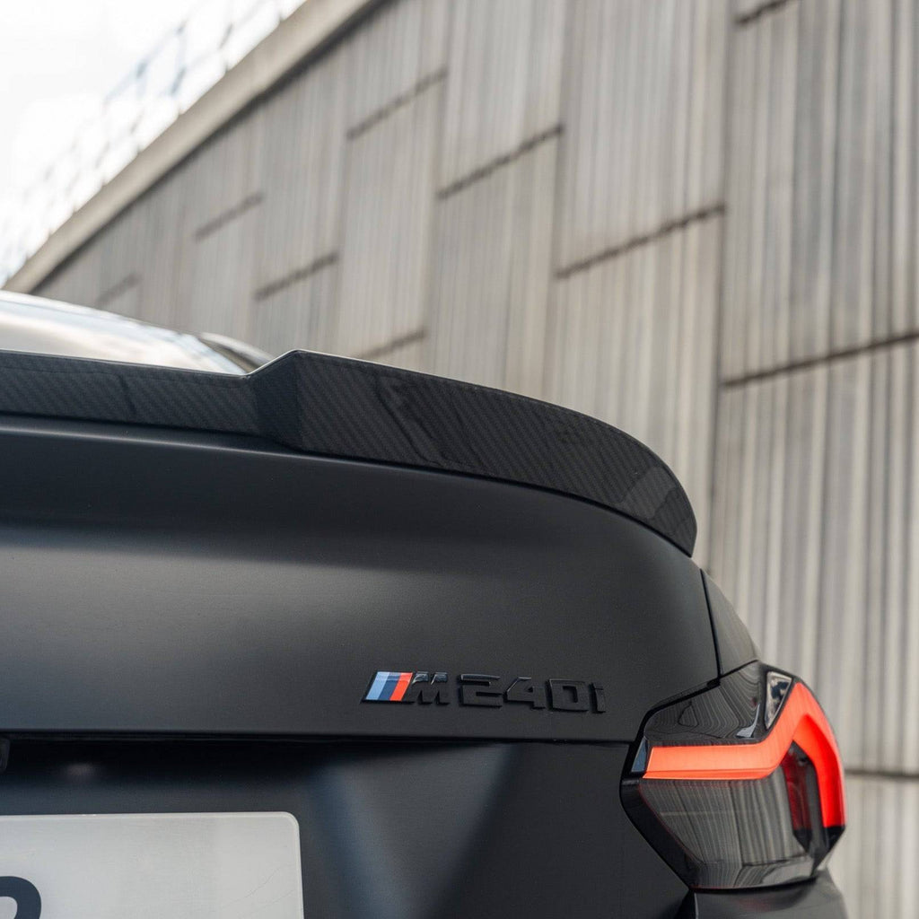 BMW M2 G87, 2 Series & M240i G42 Pre-preg Carbon Fibre ID-01 Rear Spoiler by TRE (2021+)
