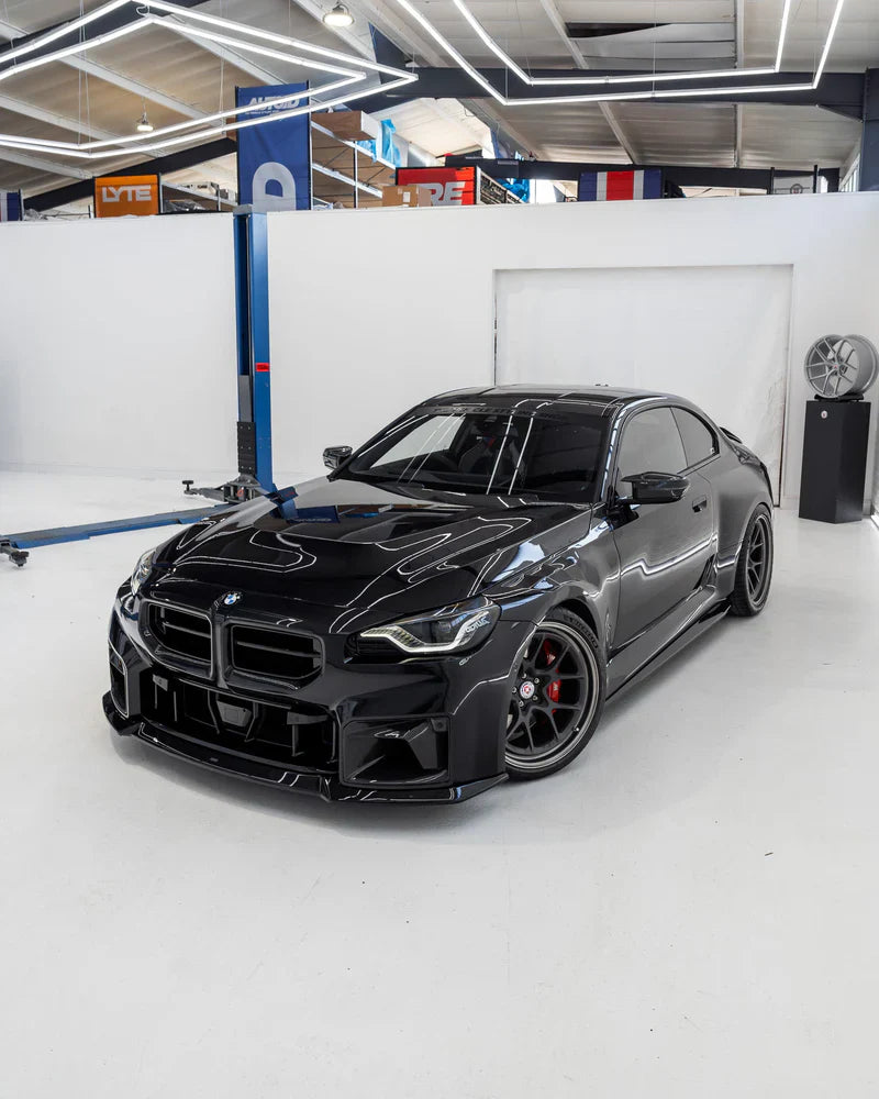 BMW M2 G87 EVO-S Gloss Black Front Lip by ZAERO (2023+)