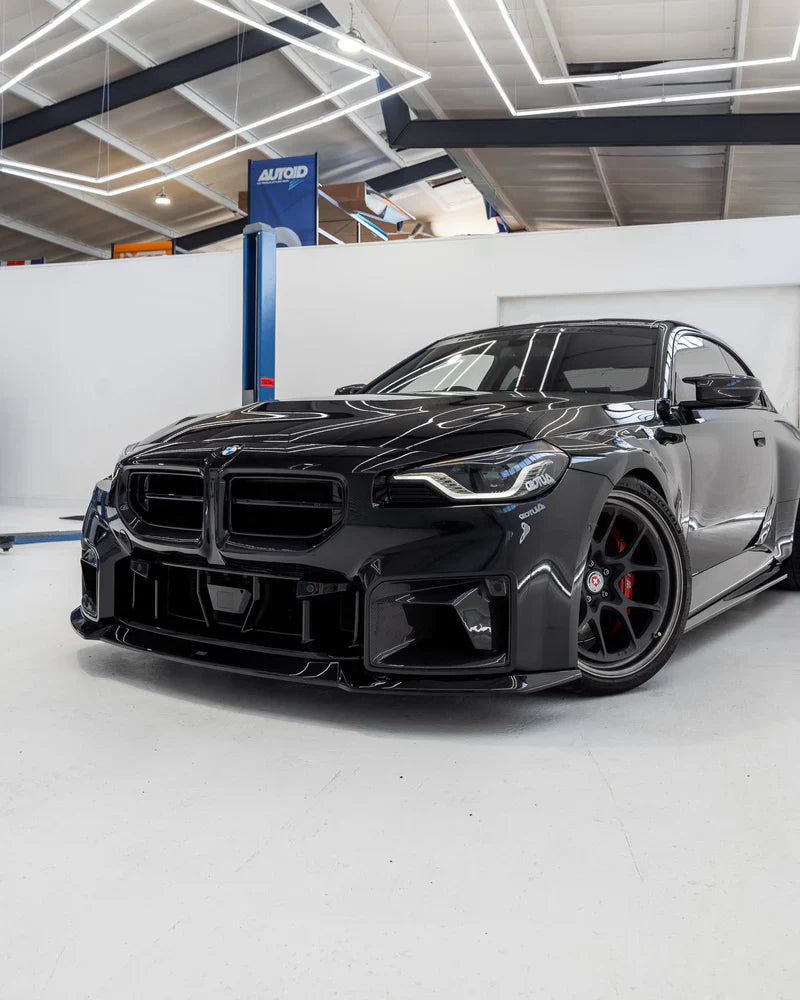 BMW M2 G87 EVO-S Gloss Black Front Lip by ZAERO (2023+)