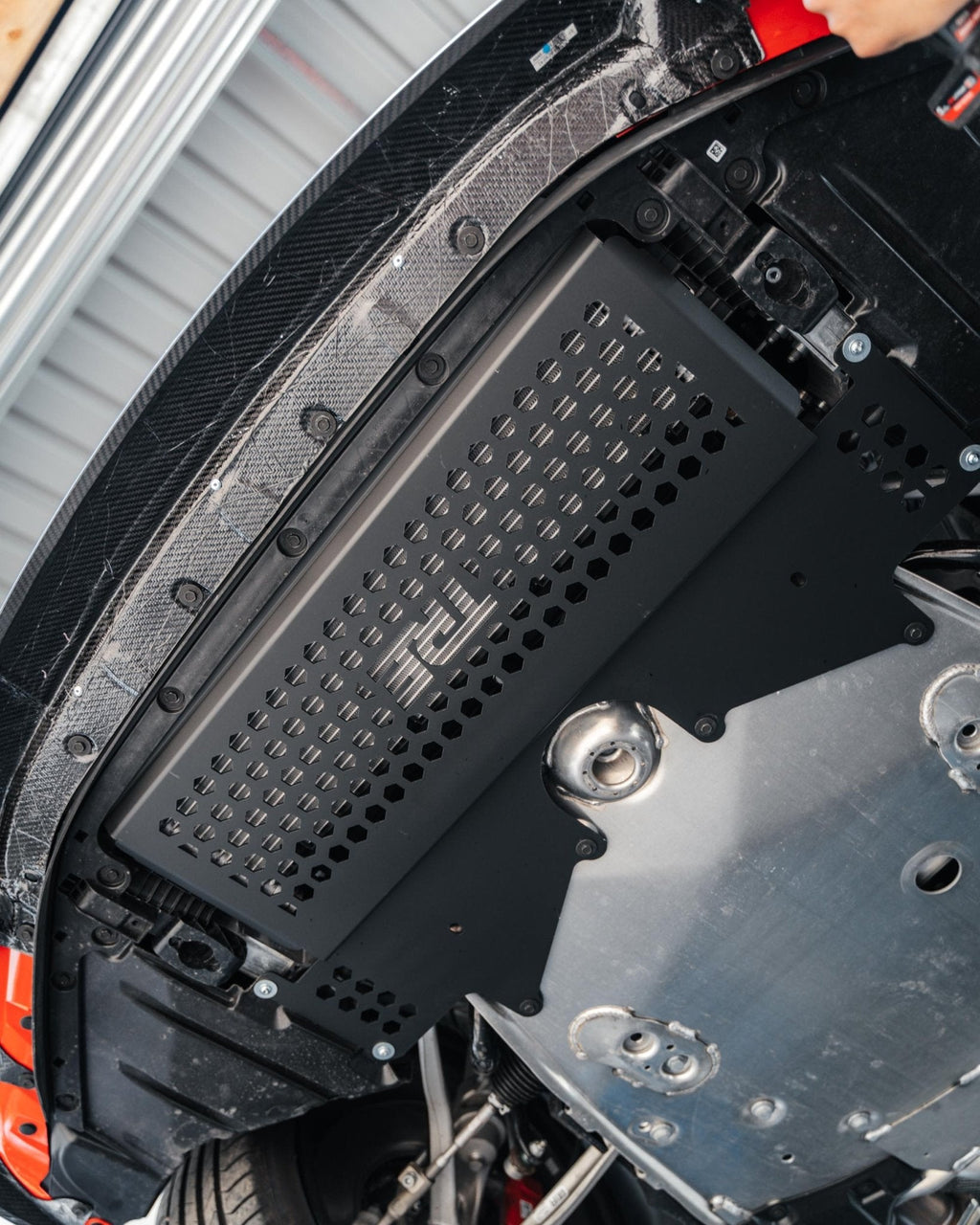 BMW M2 G87, M3 G80 & M4 G82 Metal Skid Plate Under Tray (Oil Cooler Guard) by TRE (2021+)
