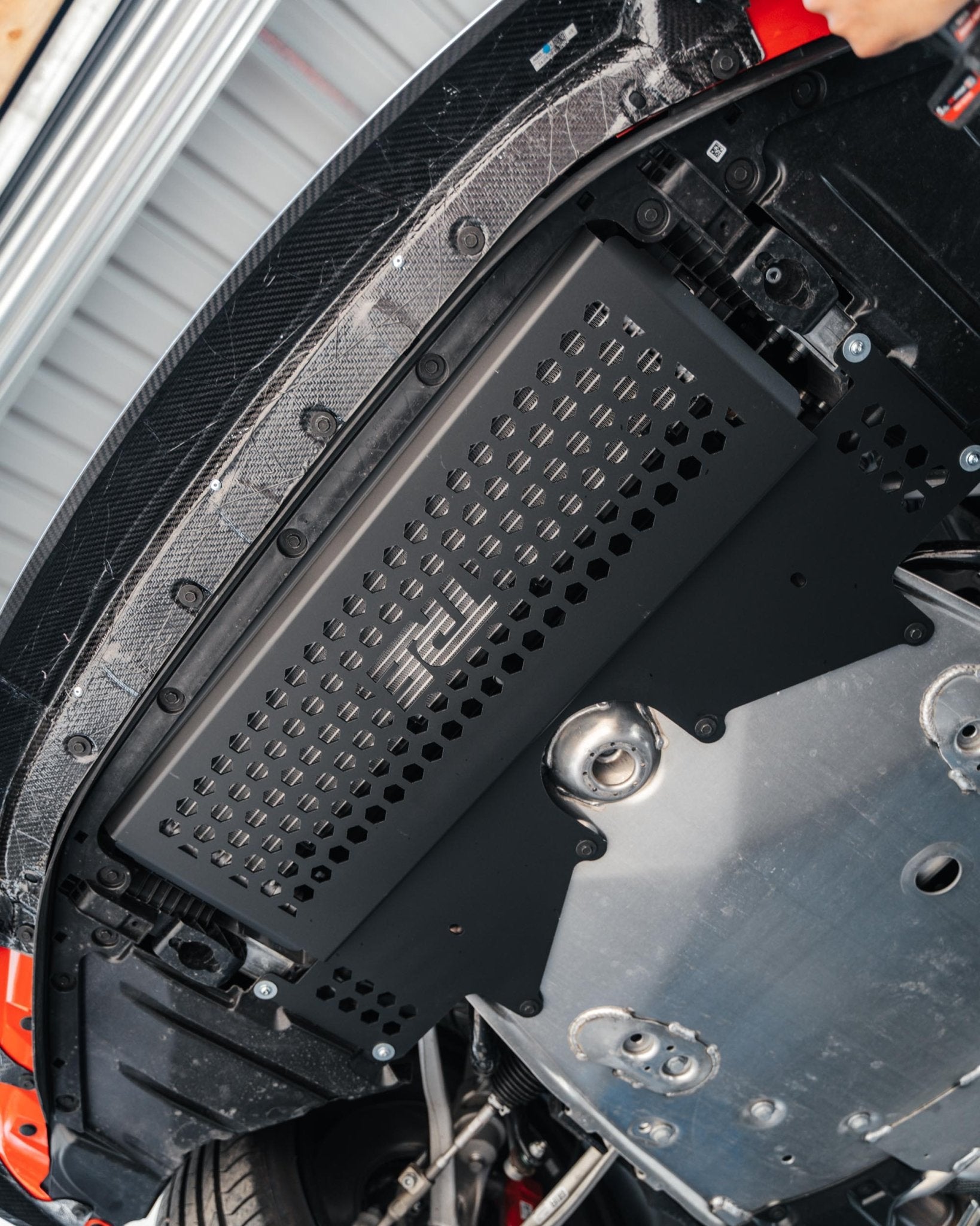 BMW M2 G87, M3 G80 & M4 G82 Metal Skid Plate Under Tray (Oil Cooler Guard) by TRE (2021+)