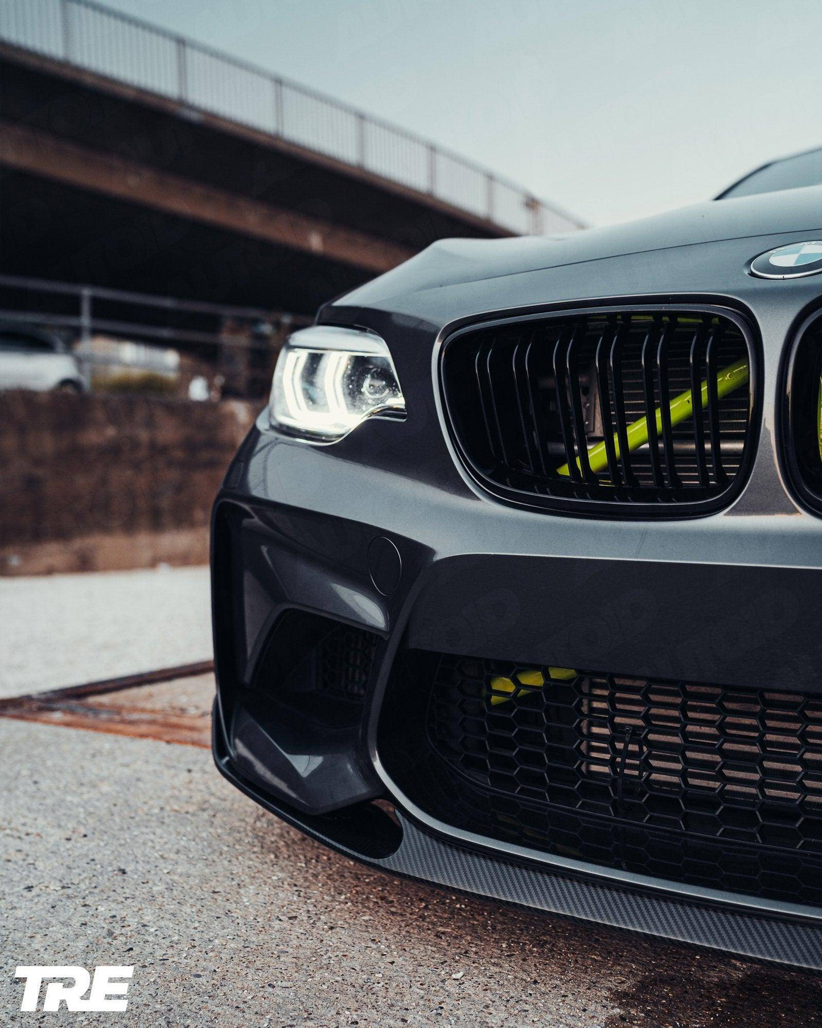 BMW M2 OG F87 Pre-Preg Carbon Fibre Front Splitter by TRE (2015-2018)