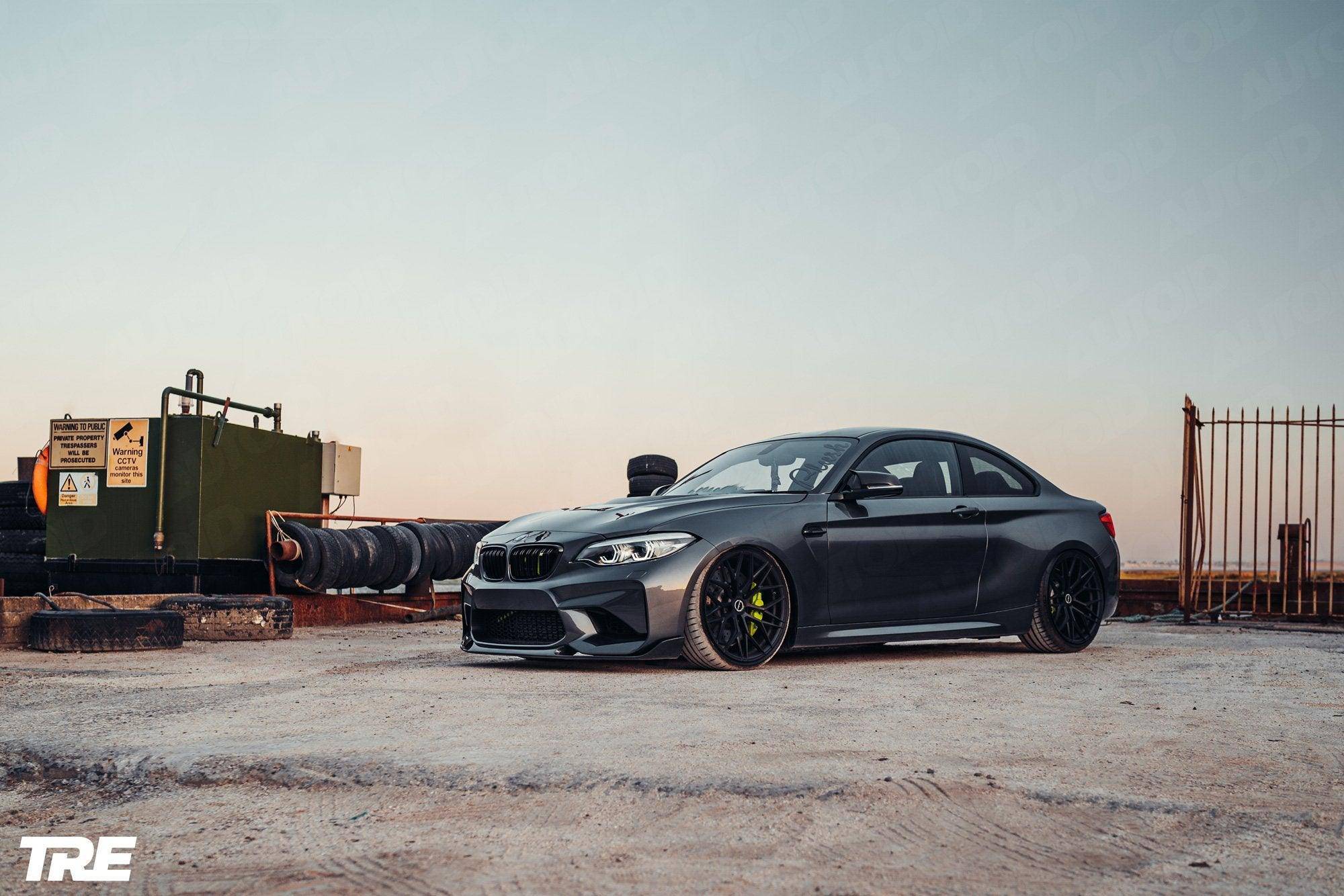 BMW M2 OG F87 Pre-Preg Carbon Fibre Front Splitter by TRE (2015-2018)