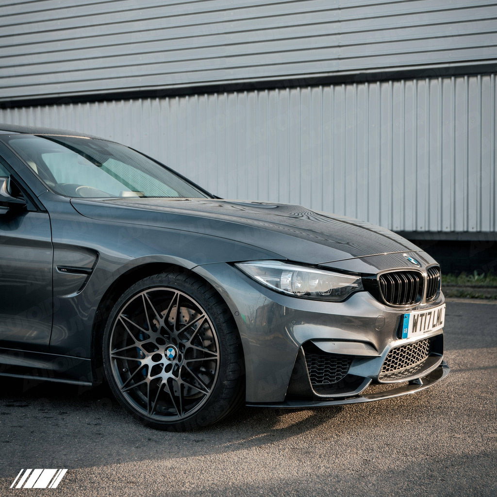 BMW M3 F80 & M4 F82 Pre-Preg Carbon Fibre Front Bumper Inserts by TRE (2014-2020)
