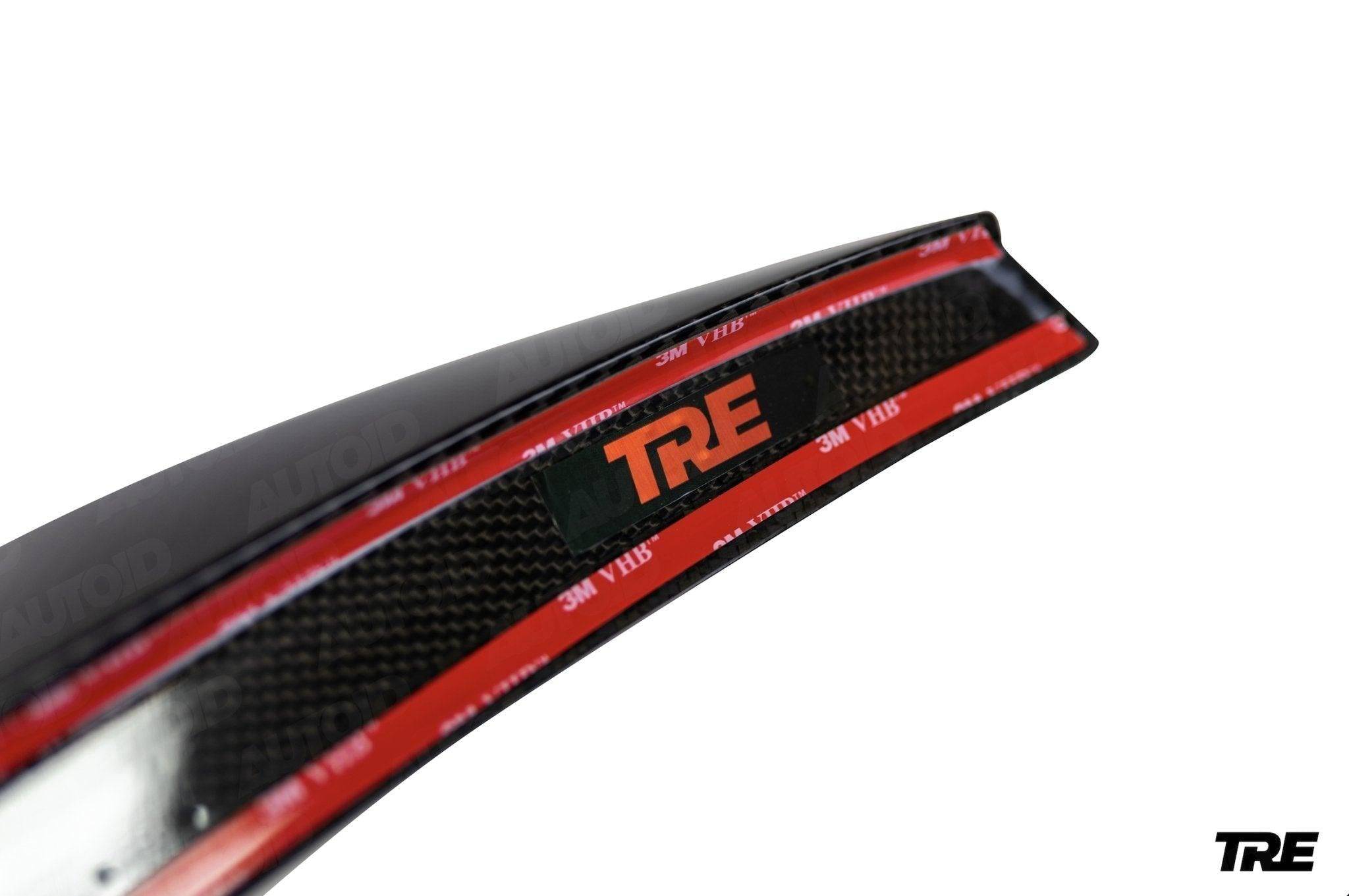 BMW M3 G80 & BMW 3 Series G20 Pre-Preg Carbon Fibre Ducktail Rear Spoiler by TRE (2018+)