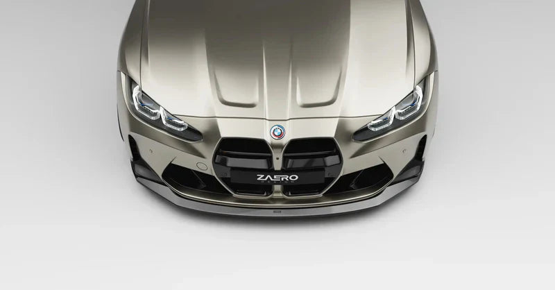 BMW M3 G80 G81 & M4 G82 G83 EVO-S Gloss Black Front Lip by ZAERO (2021+)
