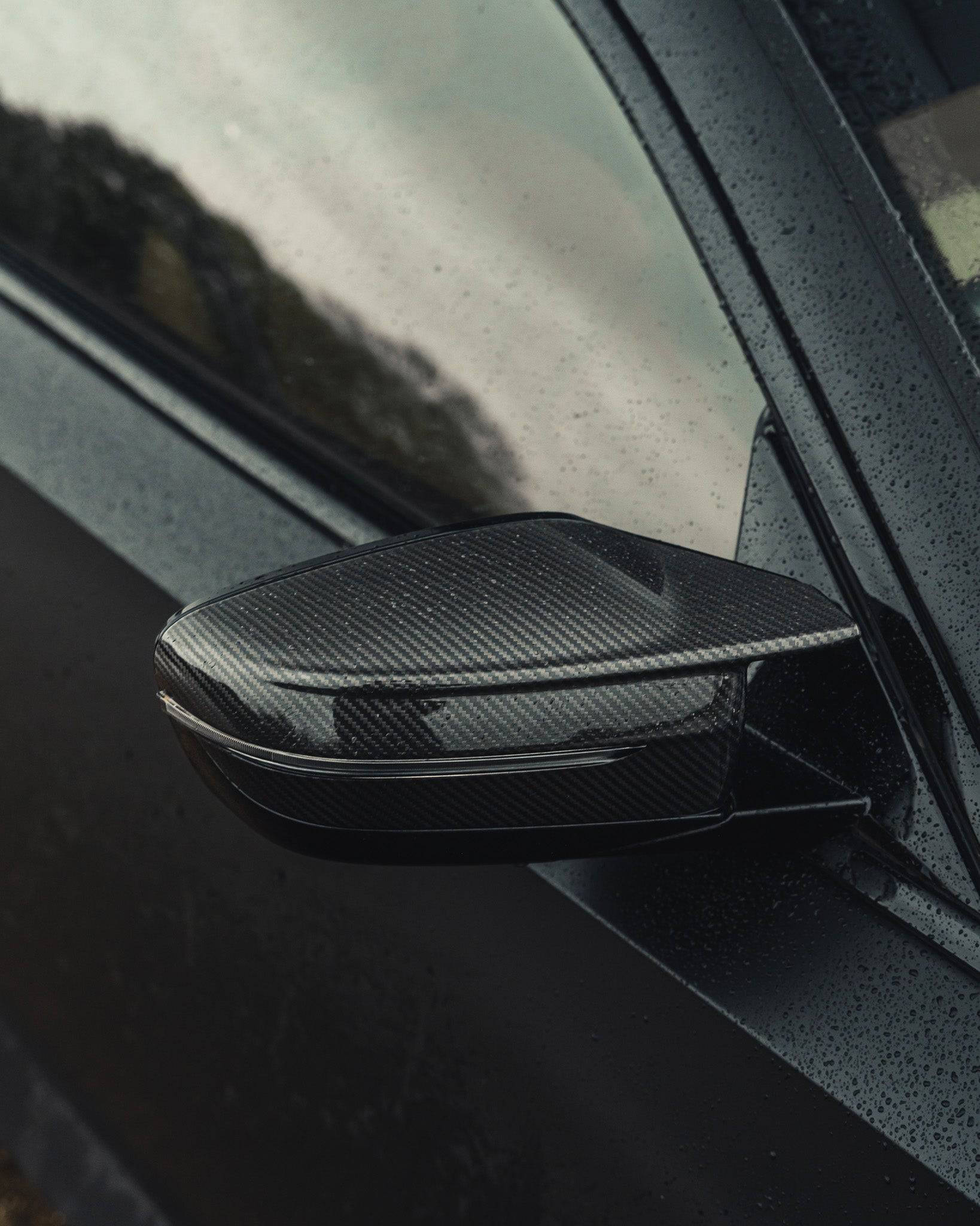 BMW M3 G80, M4 G82, M2 G87, M240i G42 & M340i G20 Pre-preg Carbon Fibre Wing Mirror Covers by TRE (2021+)