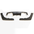 BMW M3 M4 Series F80 F82 V-Style Rear Diffuser in Carbon Look