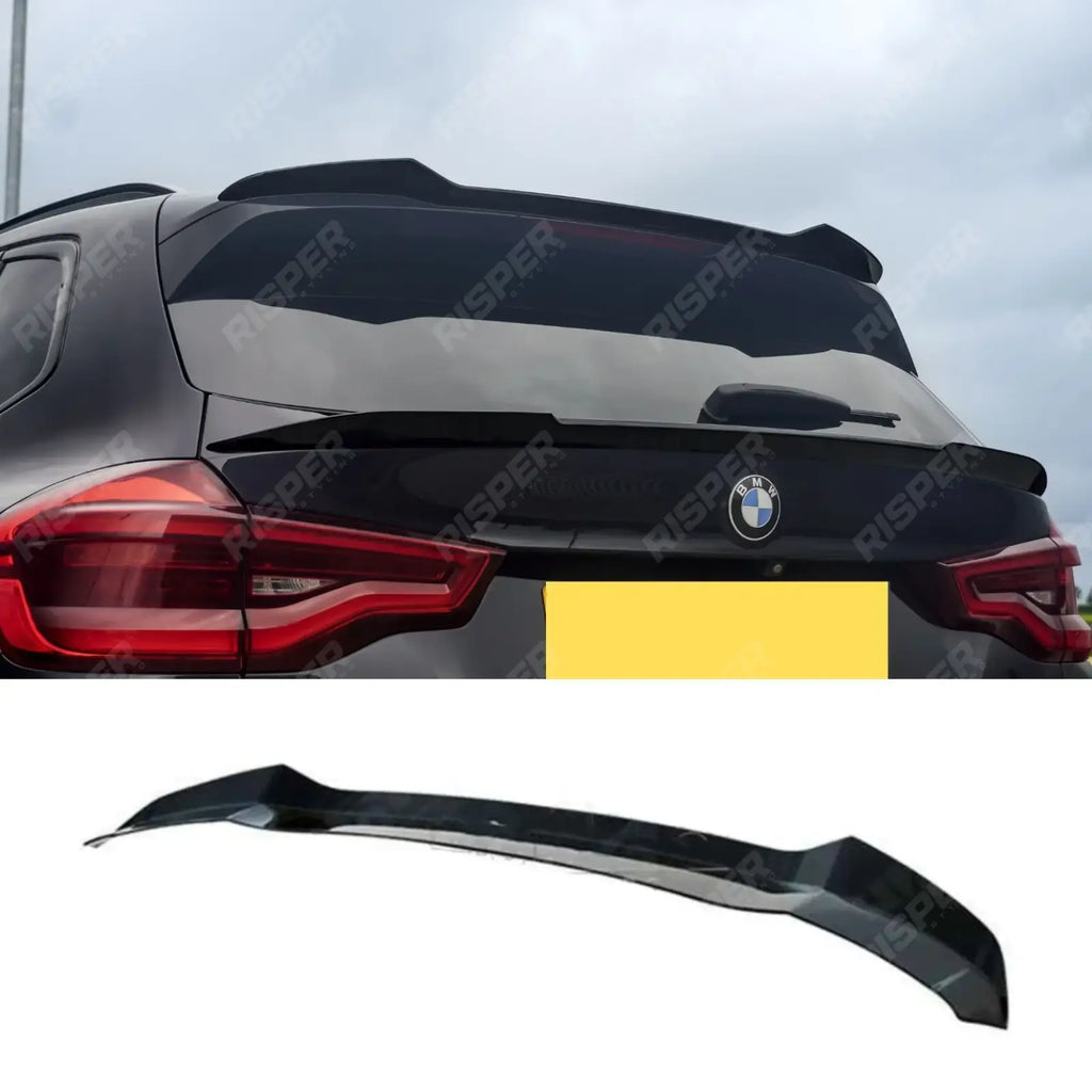 BMW X3 G01 2018-2021 M Sport Rear Spoiler Cap in Gloss Black