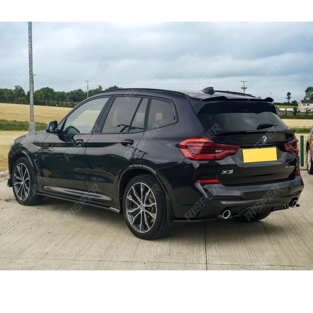 BMW X3 G01 2018-2021 M Sport Rear Spoiler Cap in Gloss Black