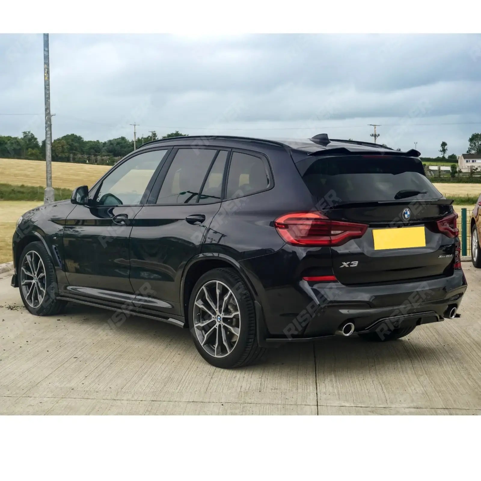 BMW X3 G01 2018-2021 M Sport Rear Spoiler Cap in Gloss Black