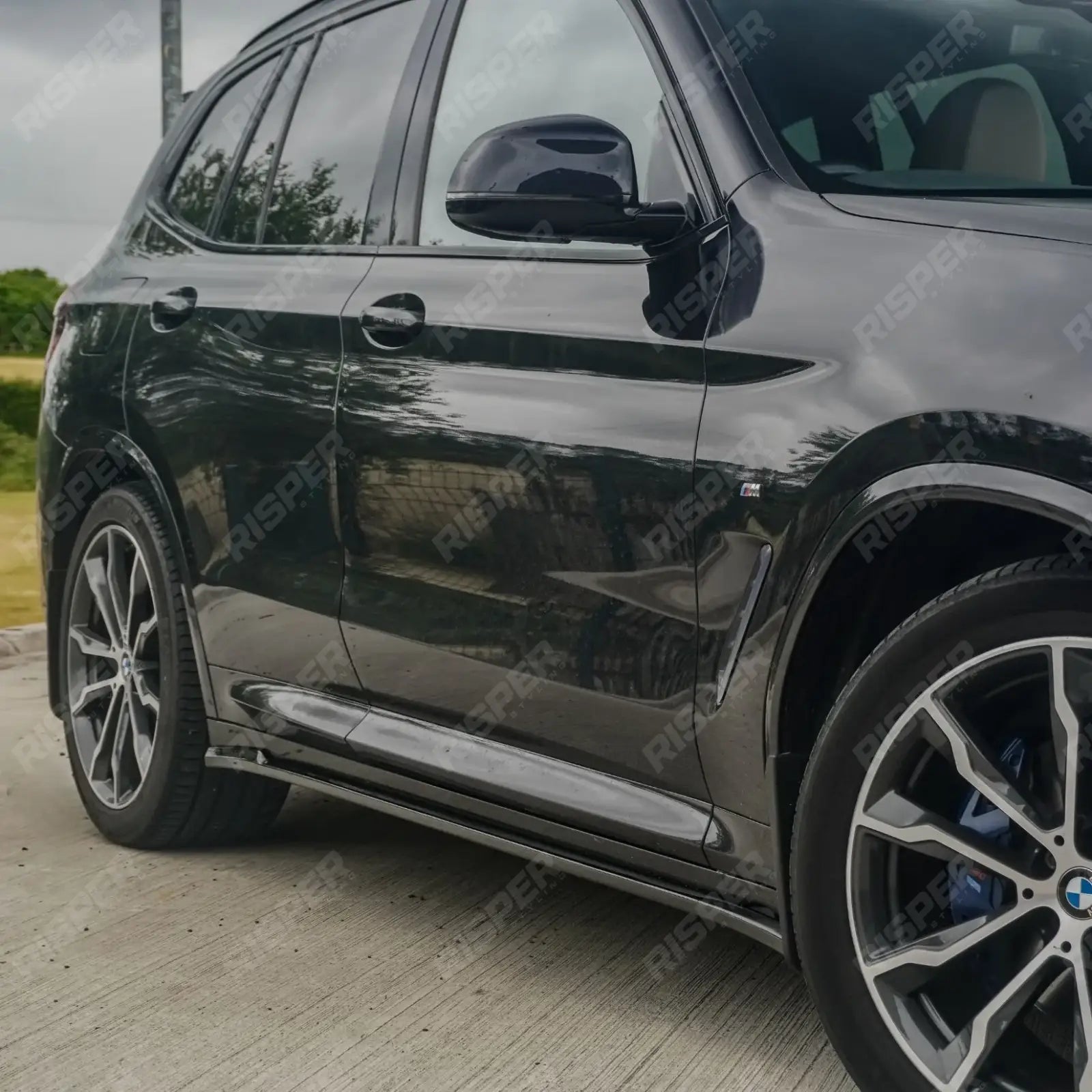 BMW X3 G01 M Sport 2018-2021 - RISPER Side Skirt Splitters - Gloss Black