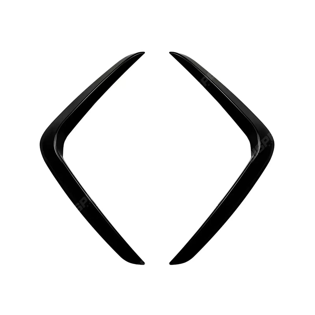 BMW X3 G01 & X4 G02 2020+ M Sport Front Canards In Gloss Black