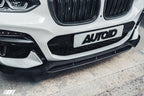 BMW X3 G01 & X4 G02 Pre-LCI Carbon Fibre Competition Front Splitter (2017-2021)