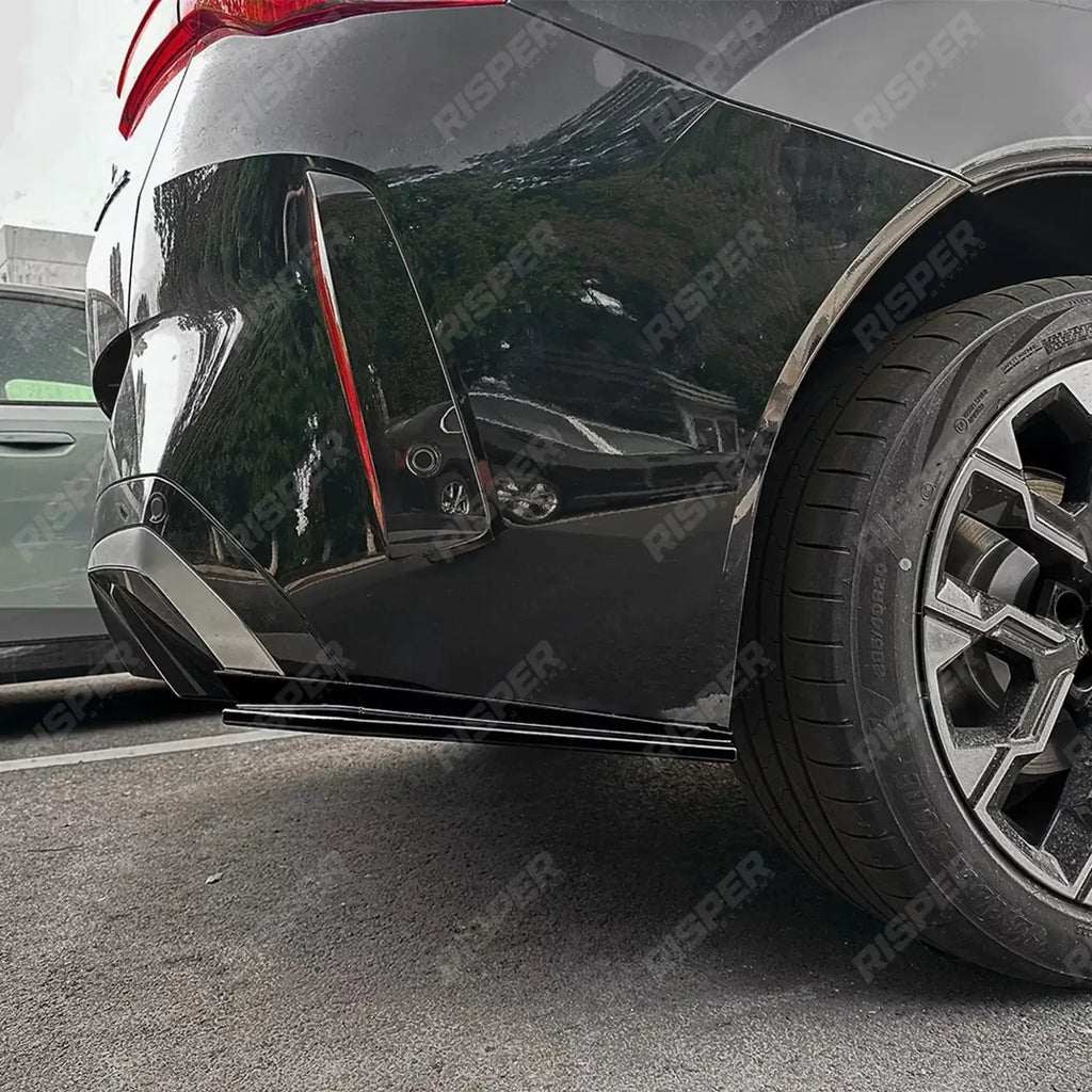BMW X3 G45 2025+ M-Sport Rear Bumper Corner Splitters In Gloss Black