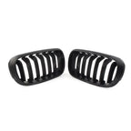 Bmw X5 F15 2013-2018 - Matte Black Front Grill - Solid Slat