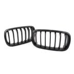 Bmw X5 F15 2013-2018 - Matte Black Front Grill - Solid Slat