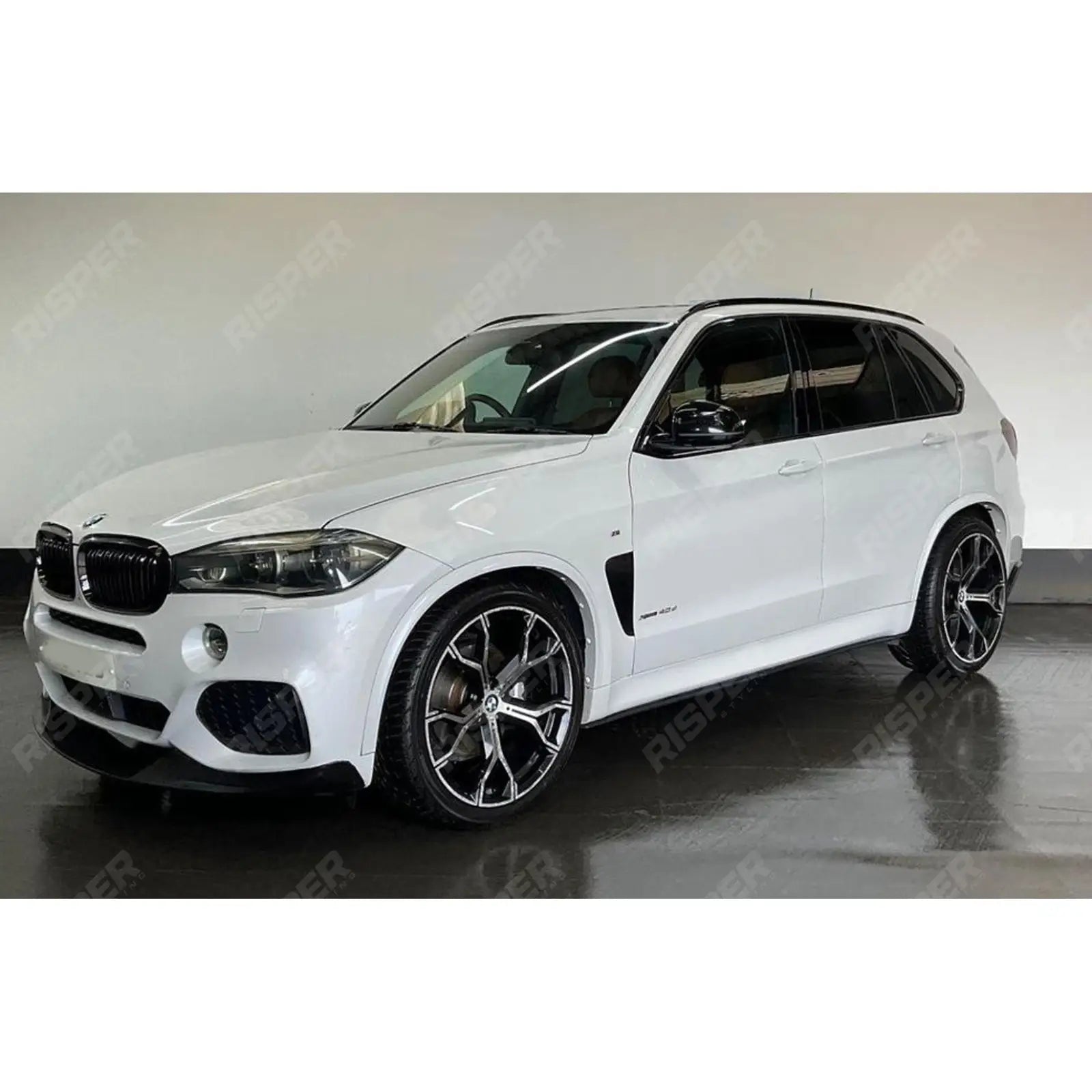 BMW X5 F15 M Sport 2013-2018 - Front Splitter Lip in Gloss Black