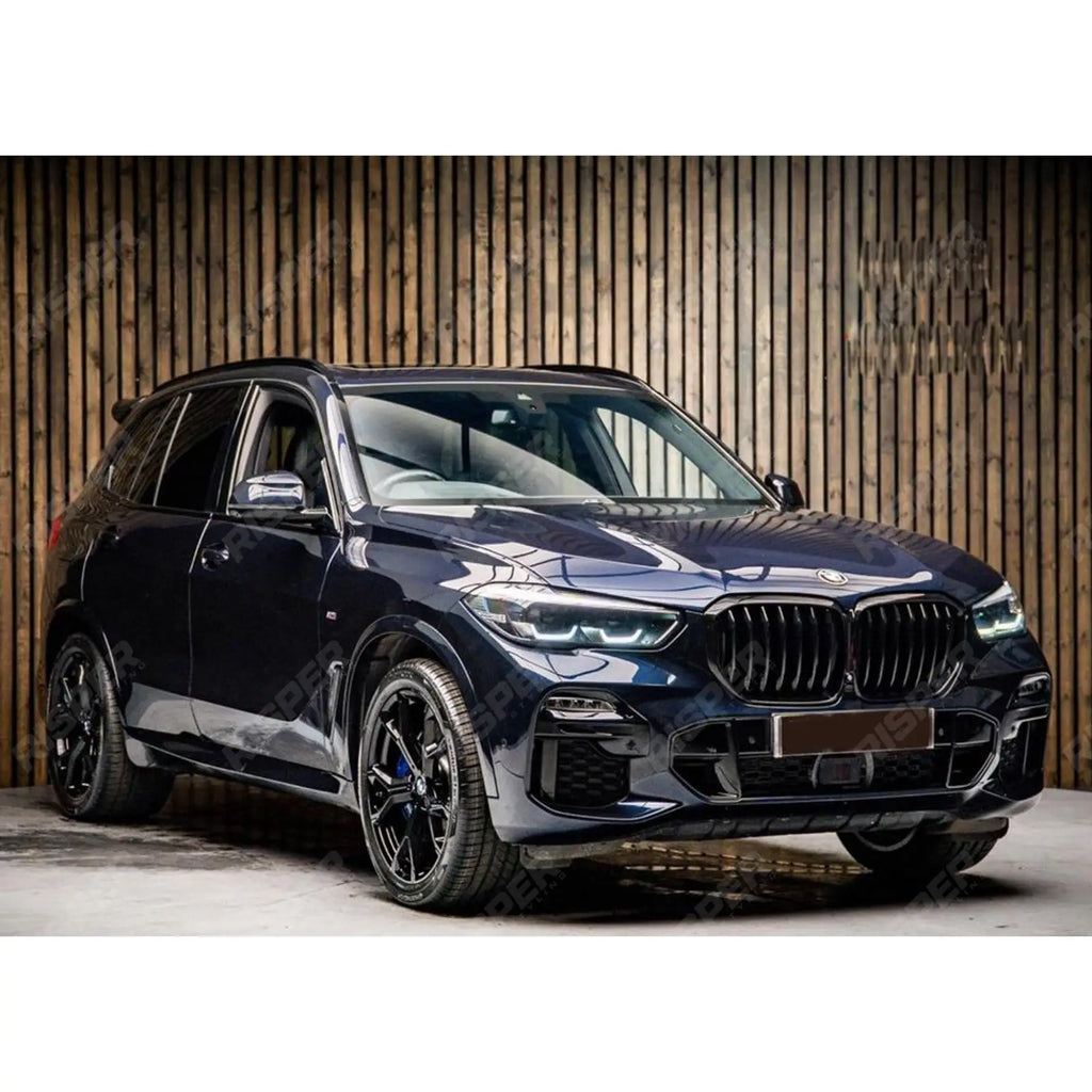 BMW X5 G05 2018-2022 M-Performance Solid Slat Grille - Gloss Black