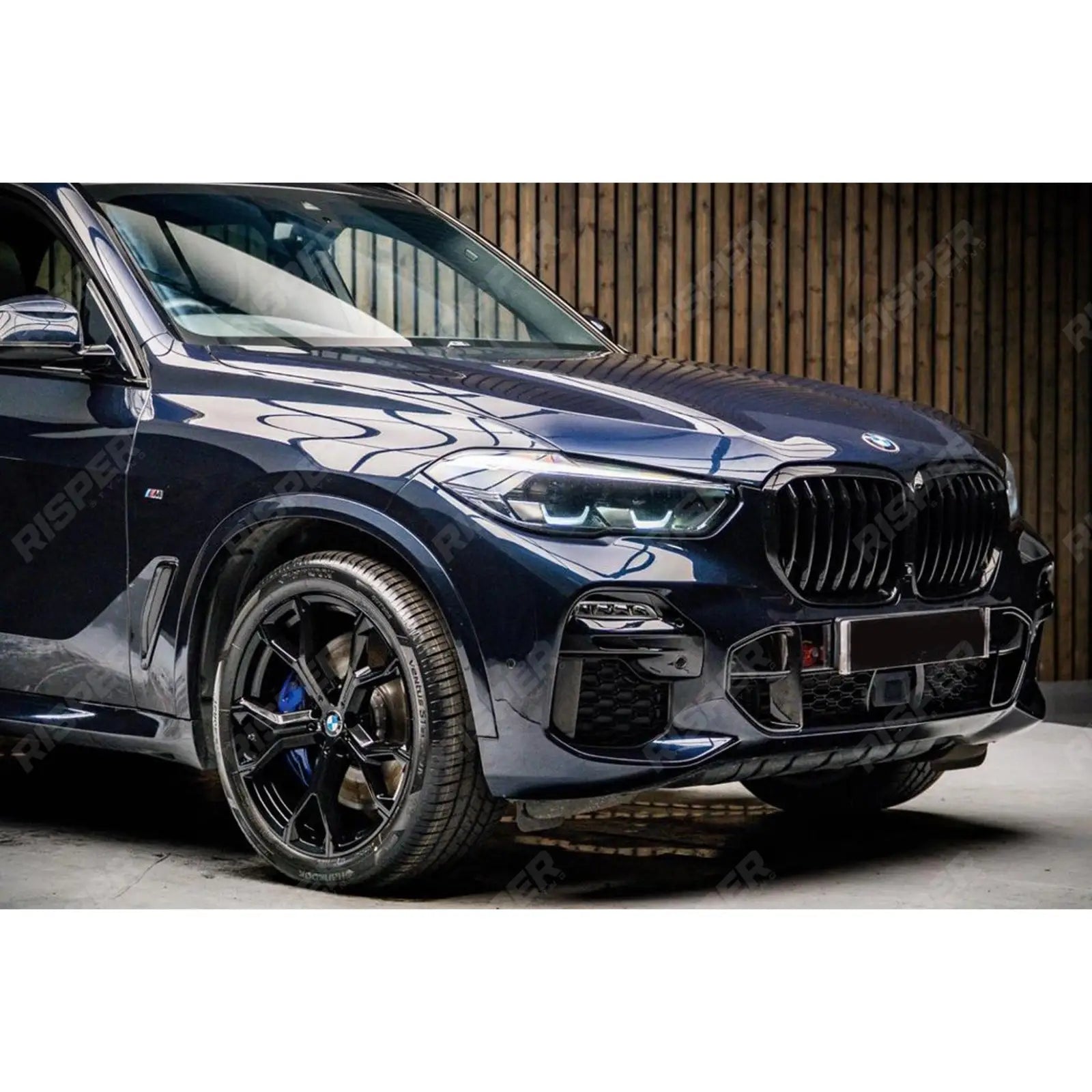 BMW X5 G05 2018-2022 M-Performance Solid Slat Grille - Gloss Black