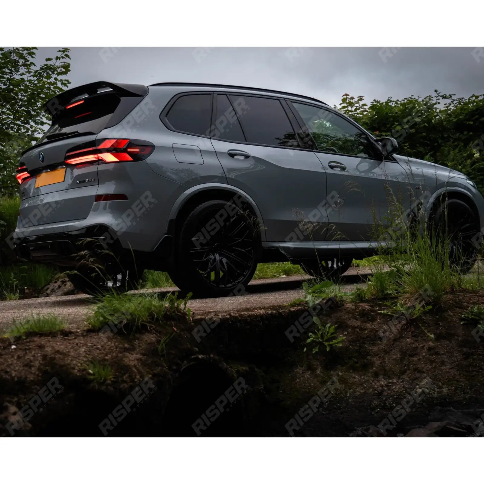 BMW X5 G05 2018 On Mid Spoiler In Gloss Black