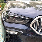 BMW X5 G05 2019-2023 (PRE LCI) Headlight Brows In Gloss Black