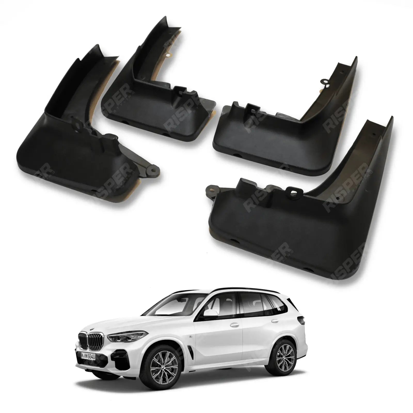 BMW X5 G05 2019 On STX Style Mud Flap Set For M-Sport Models