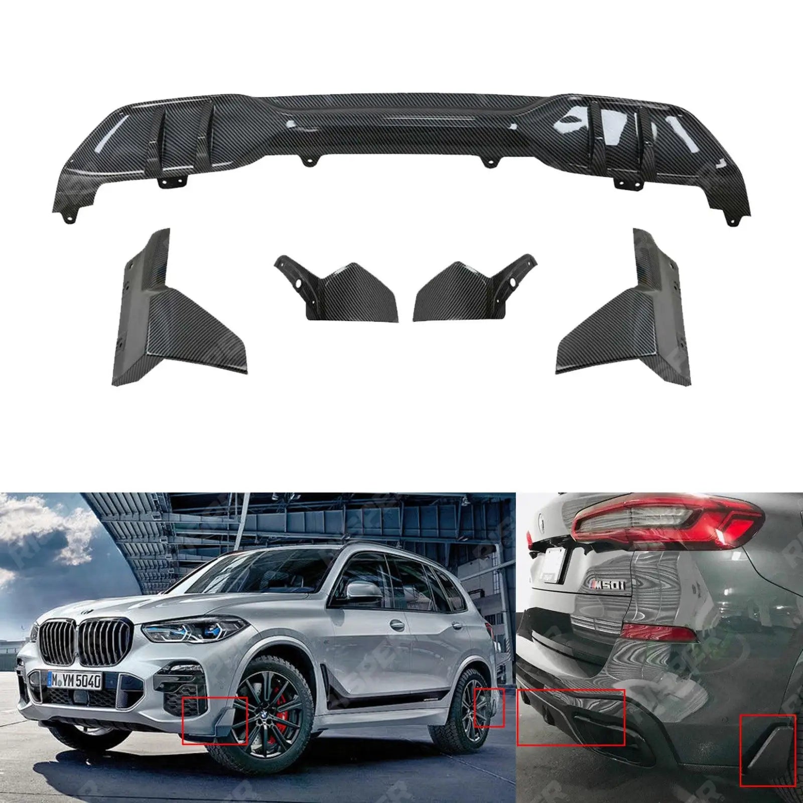 BMW X5 G05 M Sport (2018-2022) AeroKit -  Carbon Look
