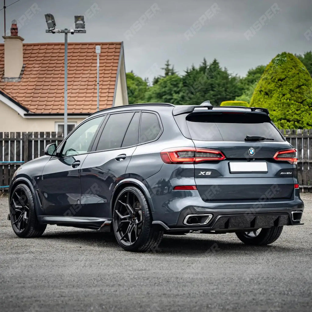 Bmw X5 G05 M Sport 2018-2022 - Black Knight Aero Kit Full - With Grill & Mirror Caps