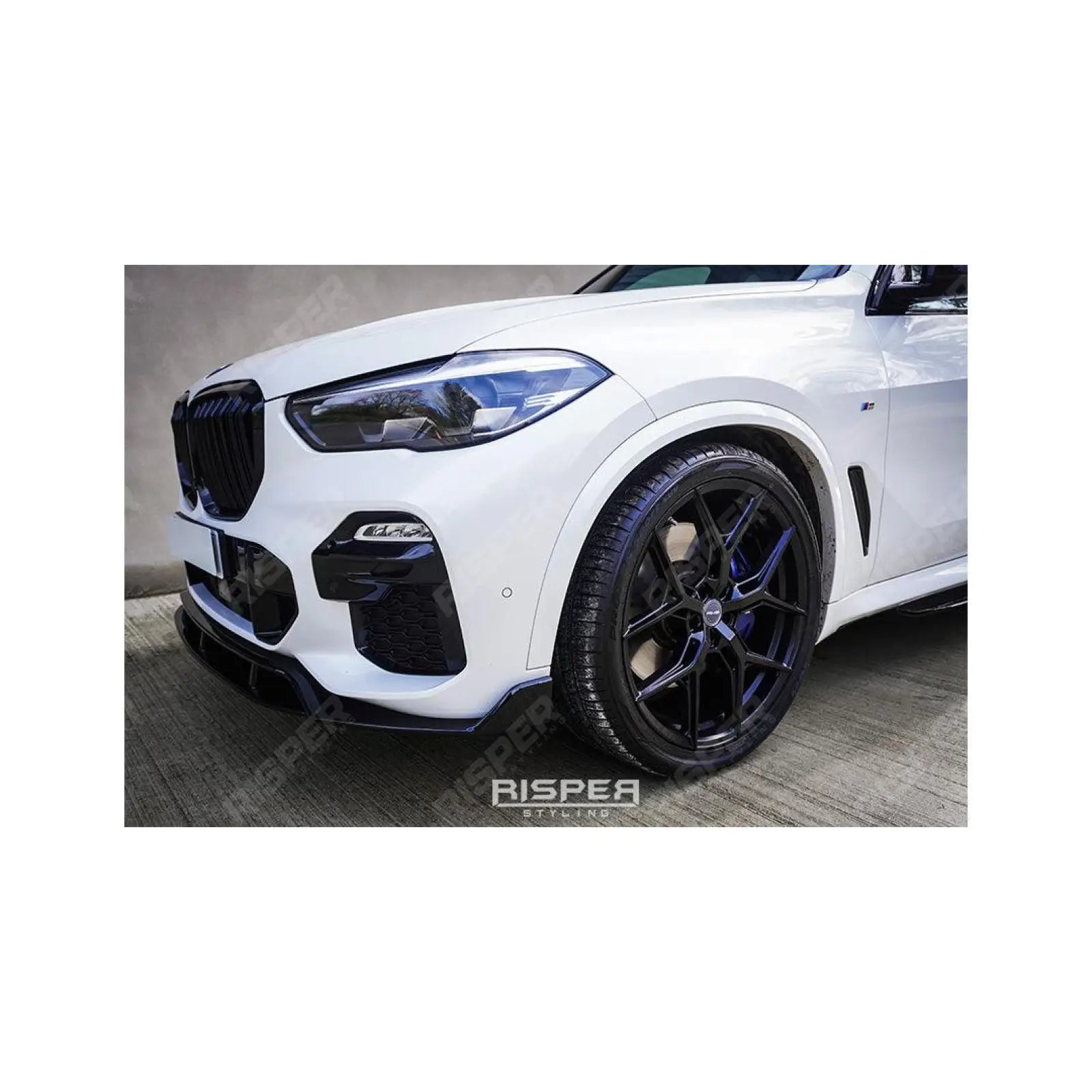 BMW X5 G05 M Sport 2018-2022 - Black Knight Front Splitter in Gloss Black