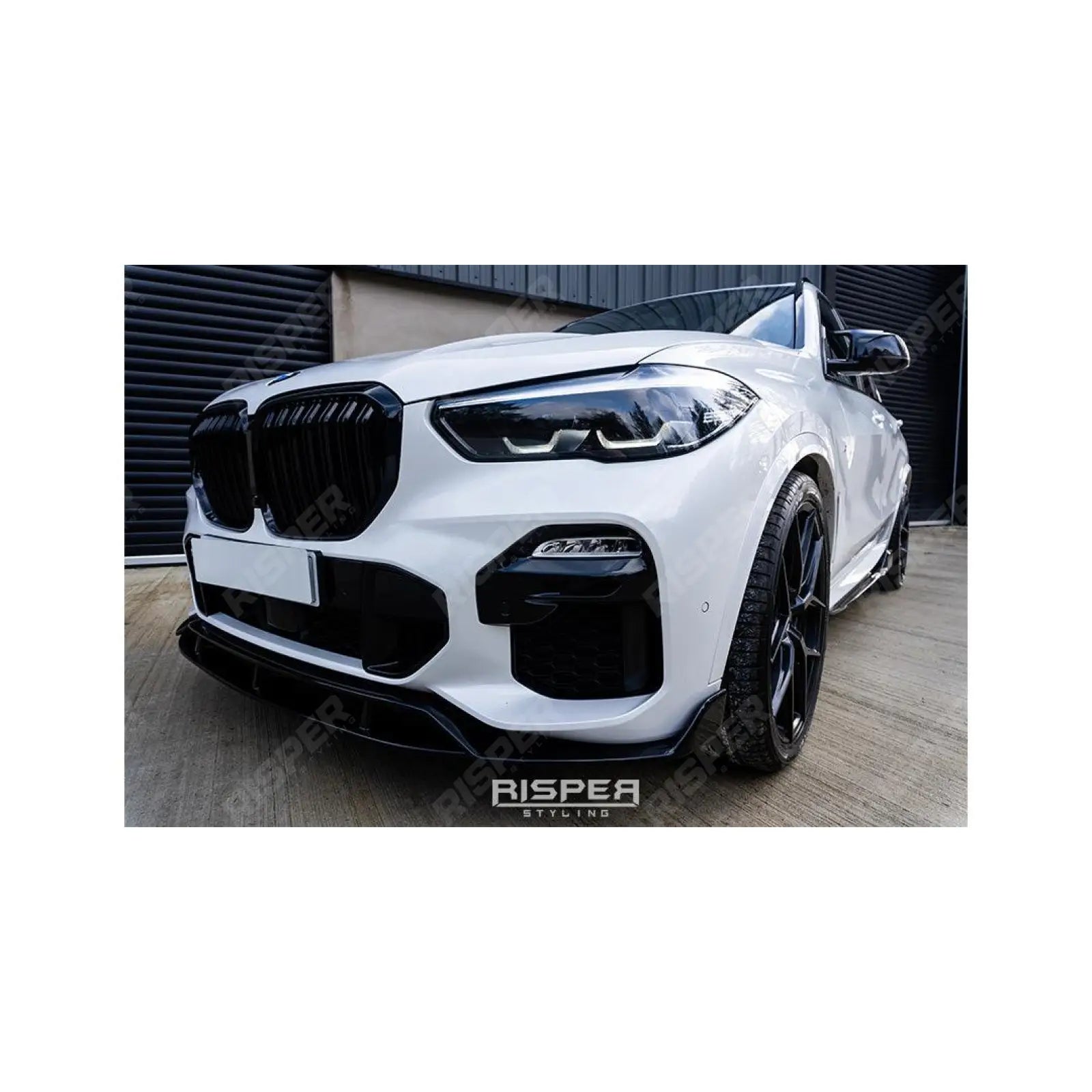 BMW X5 G05 M Sport 2018-2022 - Black Knight Front Splitter in Gloss Black