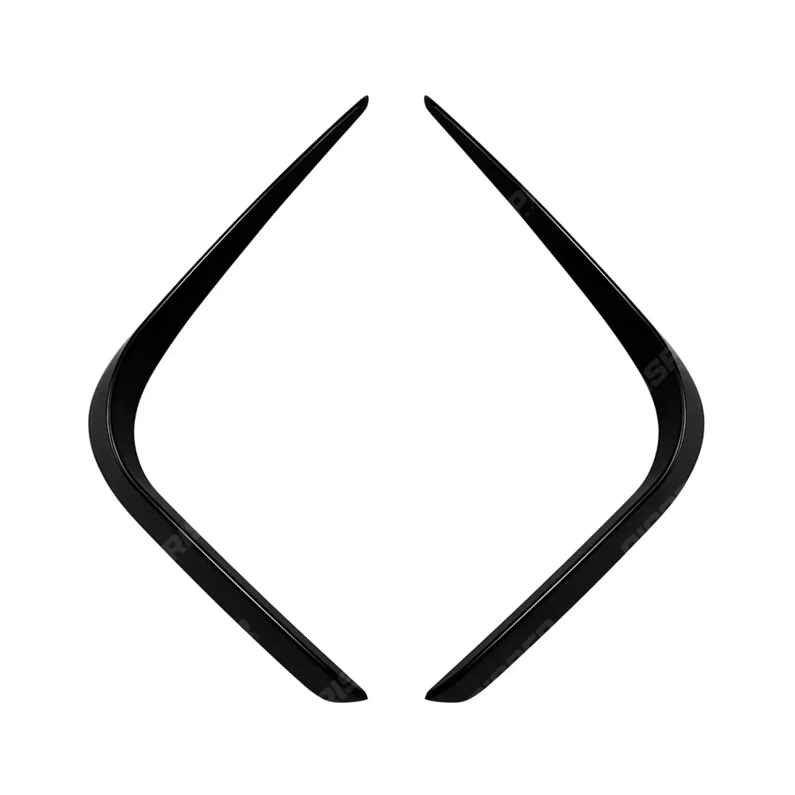 BMW X5 G05 (PRE LCI) M Sport 2019-2022 Front Bumper Canards In Gloss Black