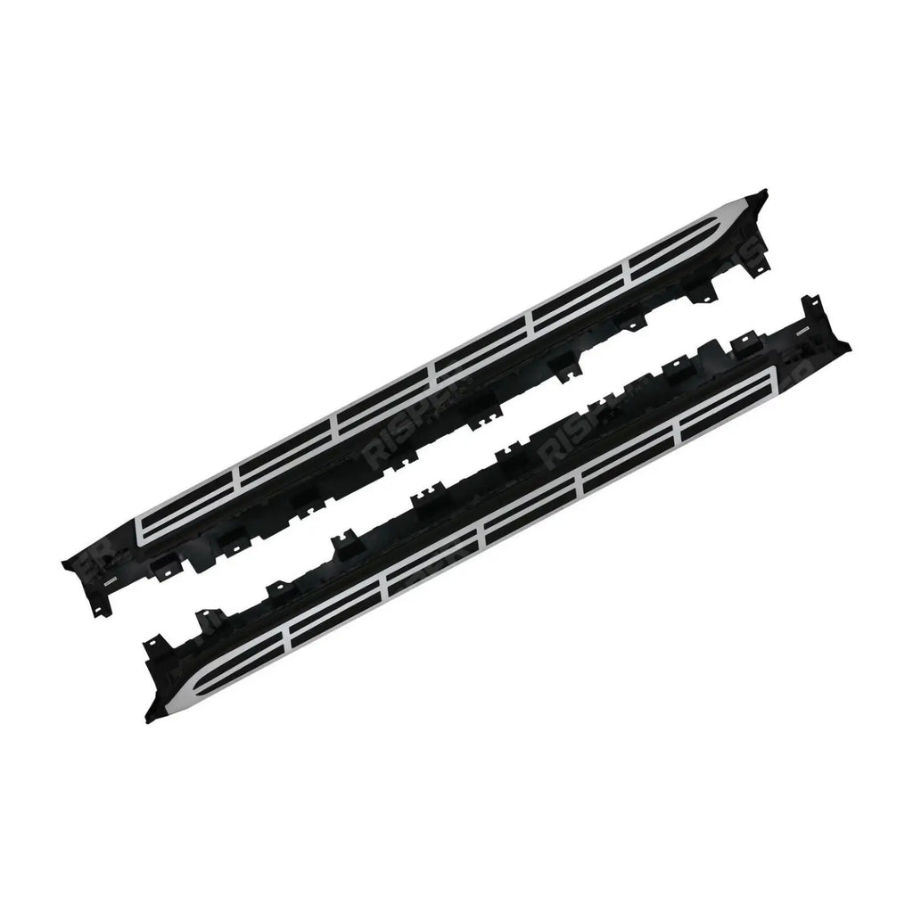 BMW X7 G07 2018 on Side Steps - Silver & Black